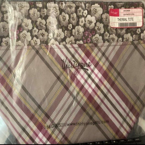 thirty-one Painted Floral Thermal Tote- NWT
